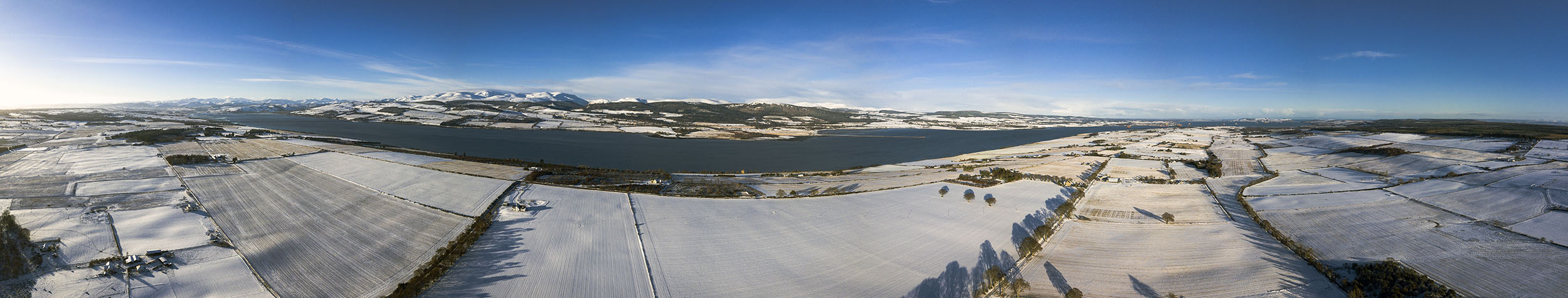 Aerial Panorama of the Cromarty Firth